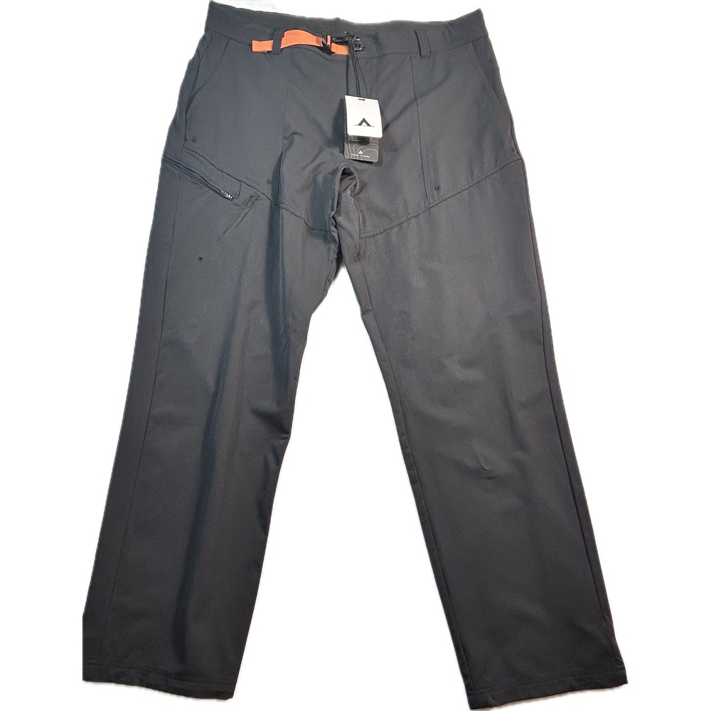 Basin and Range Mens Current Quick Dry Hiking Pants Black Size 38 NWT